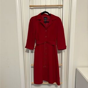 Vintage Red Midi Dress